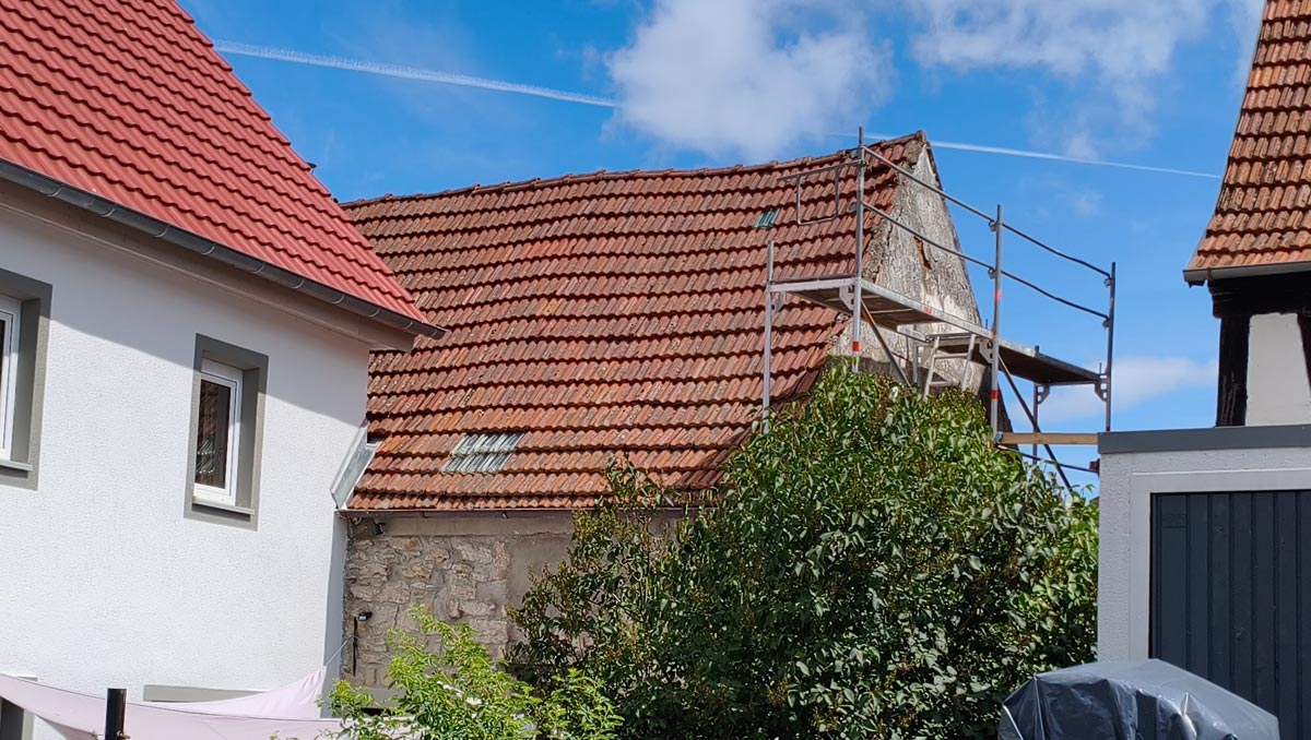 Scheunendach renovieren