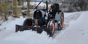 Der EMW-Traktor im harten Wintereinsatz